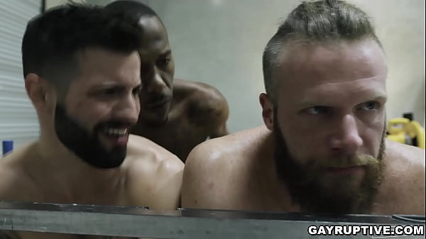 2 muscular construction workers are preparing for their newest project to pass for inspection and they will do anything even suck a dick just to pass.