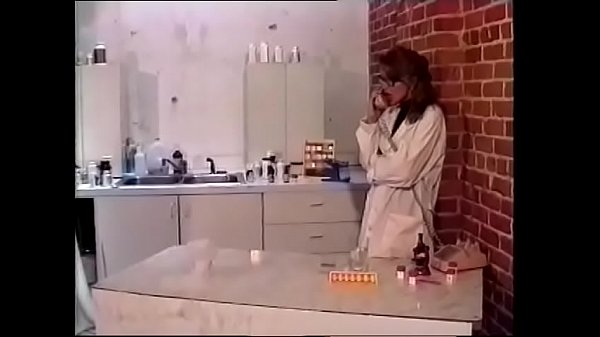 Darkhaired scientits caught her boyfriend in the act with his teammate in her lab and decided that’s ok if they let her join them
