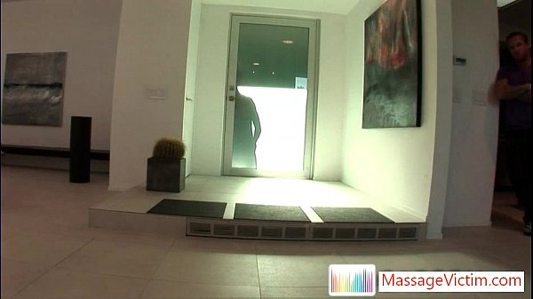 Blond gorgeous gets ready for massage gay porno