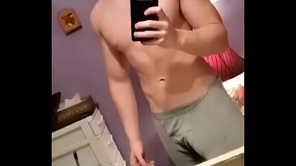 Muscled Teen Show his dick