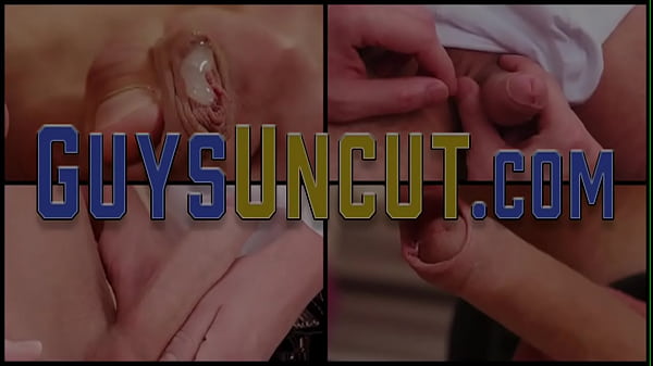Muscly teen jerks uncircumcised dick
