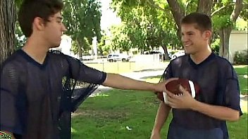 Sporty jocks fucking their asses