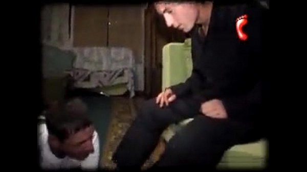 MOSCOW SLAVE Tramplin gay boy feet trampling