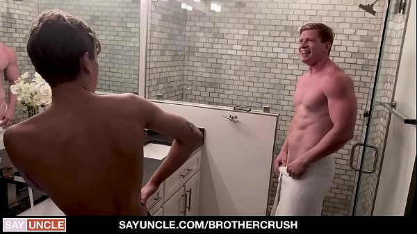 BrotherCrush – Hunk Teen Boy Rides His Stepbros Big Cock