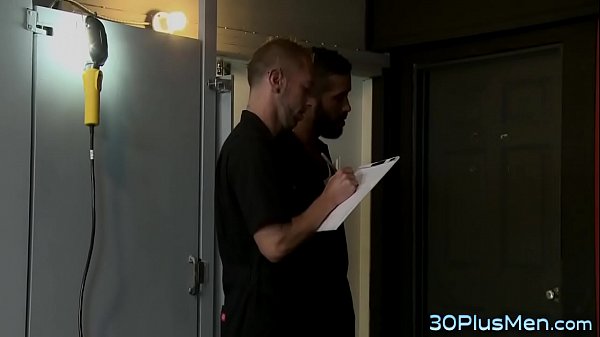 Buff gay stud licking ass