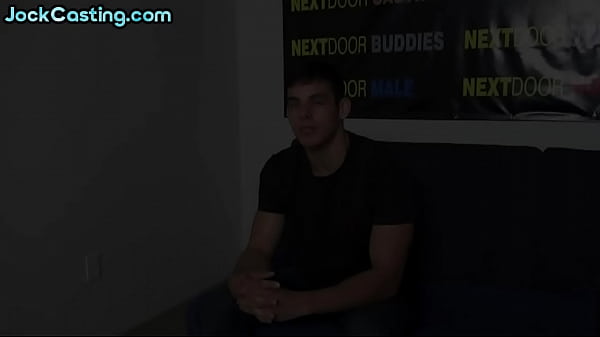 Muscle shaved gay casting solo masturbating on the bed