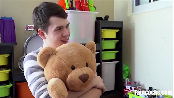 step Dad Buys Fuck Bear & Helps Him Fuck It